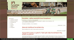 Desktop Screenshot of farmarske-centrum.cz